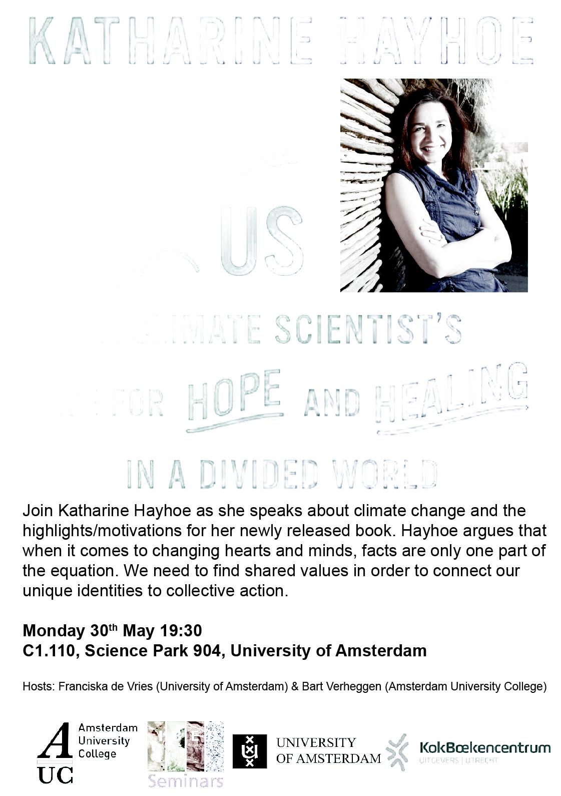 Lecture Katharine Hayhoe - Institute for Biodiversity and Ecosystem ...